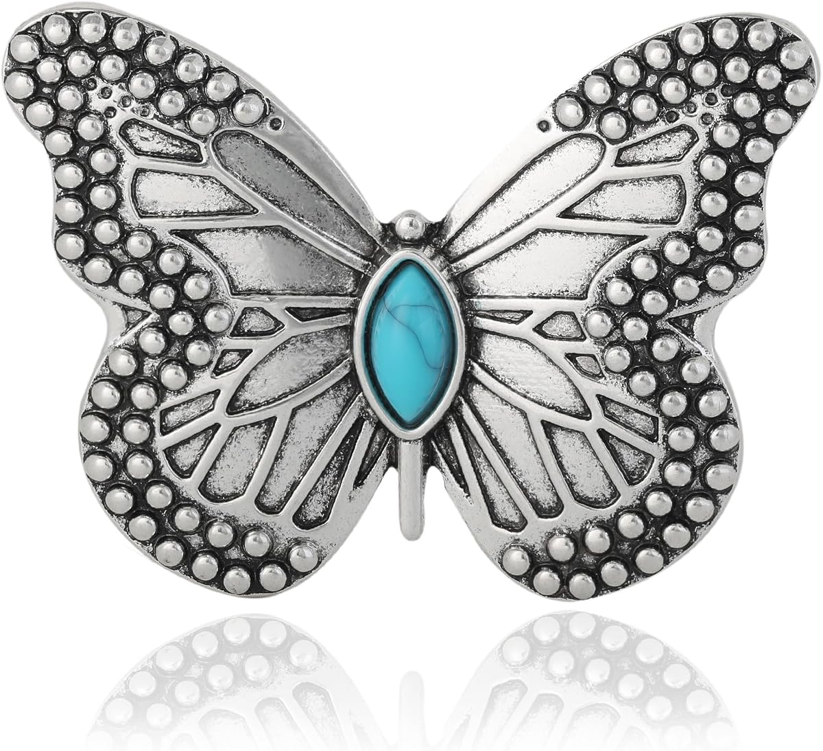 Jessica Simpson Silver or Gold-Tone Brooch for Women | Western Pins with Dangle Charms, Turquoise, or Rhinestones