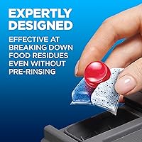Vista 3 de Finish Power Cápsulas para lavavajillas, jabón detergente para lavavajillas sin enjuague previo para limpieza profunda y brillo con poder