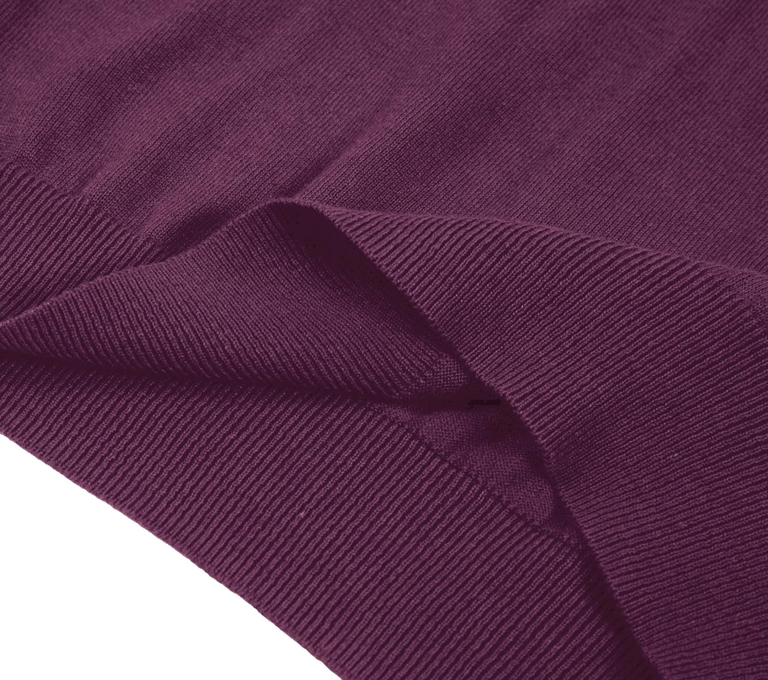 Krumba Mens V-Neck Knit Sweater: Soft Cotton Long Sleeve Pullover - Plus Size for Big Tall - Casual for Fall Winter Office