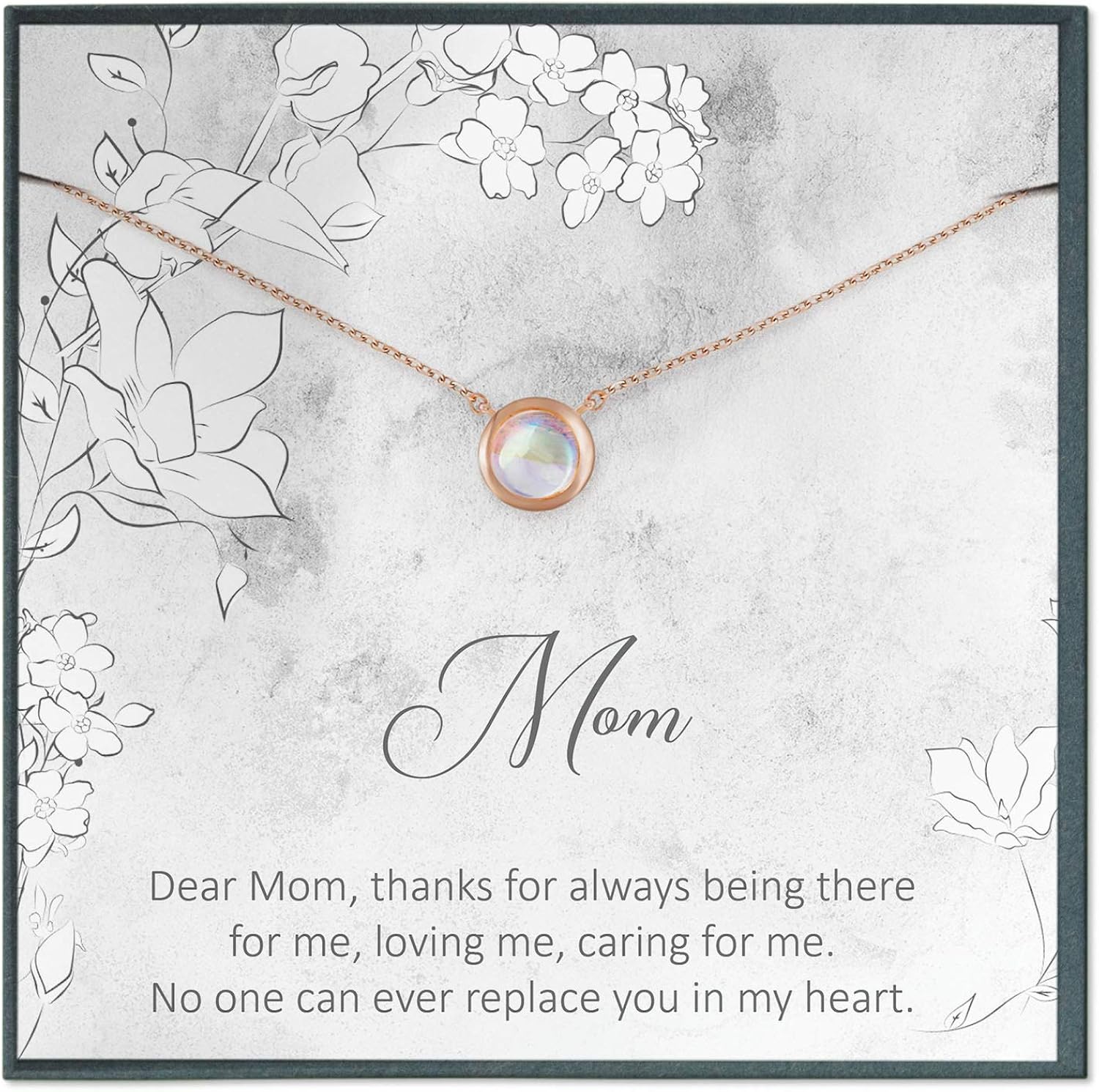 Amazon Com Dear Mom Quote Gift Mom Birthday Gift From Daughter Mom Sentimental Gift Unconditional Love Quote Card Clothing Shoes Jewelry