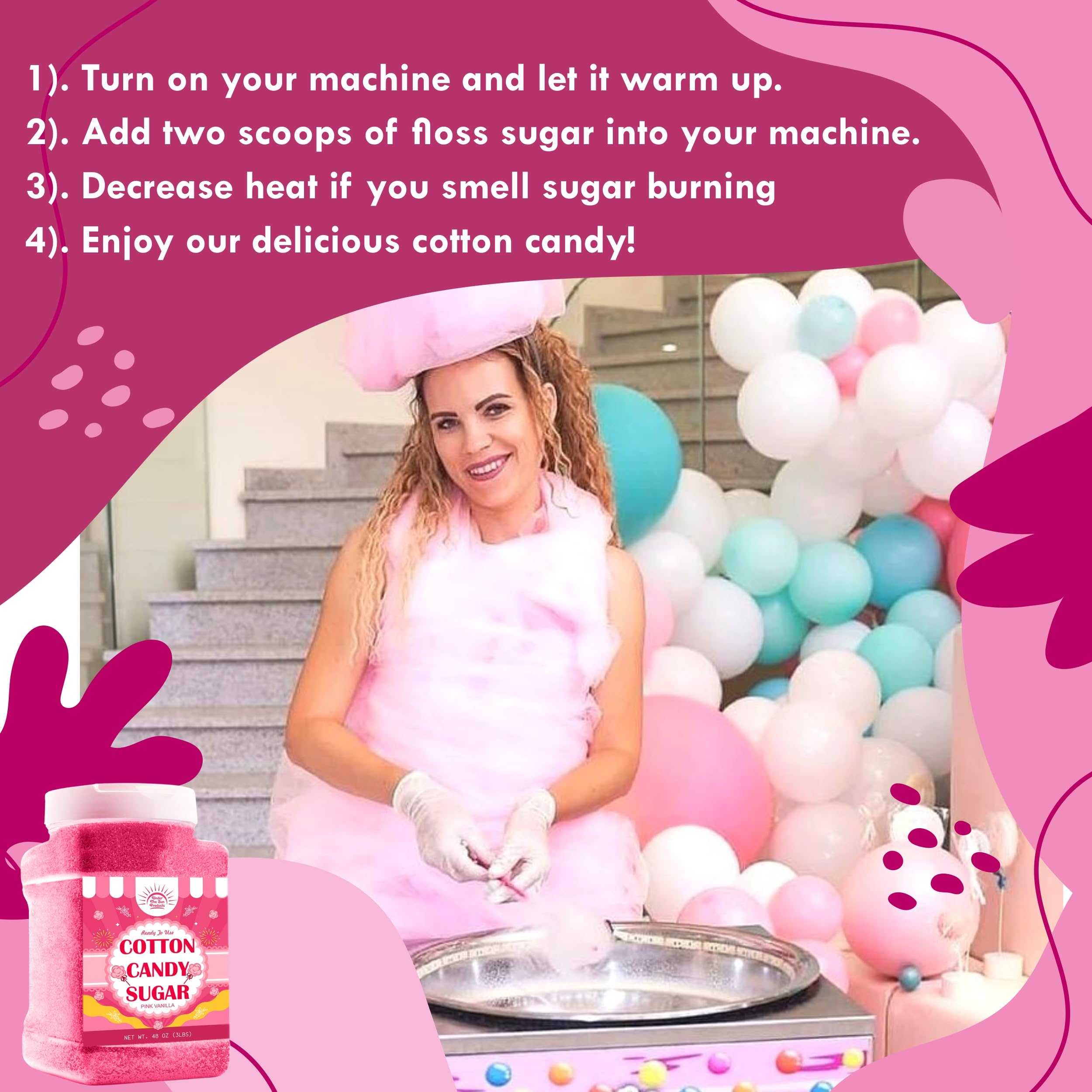 raz cotton candy flavor Wholesale Handmade Blue Raz Cotton Candy - Wholesale for your store main image 1