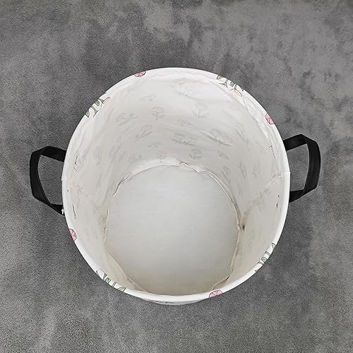 Miniatura 313 de LANGYASHAN Contenedor de almacenamiento, cesta organizadora plegable de tela de lona para ropa sucia, contenedores de juguetes, cestas de regalo, Un