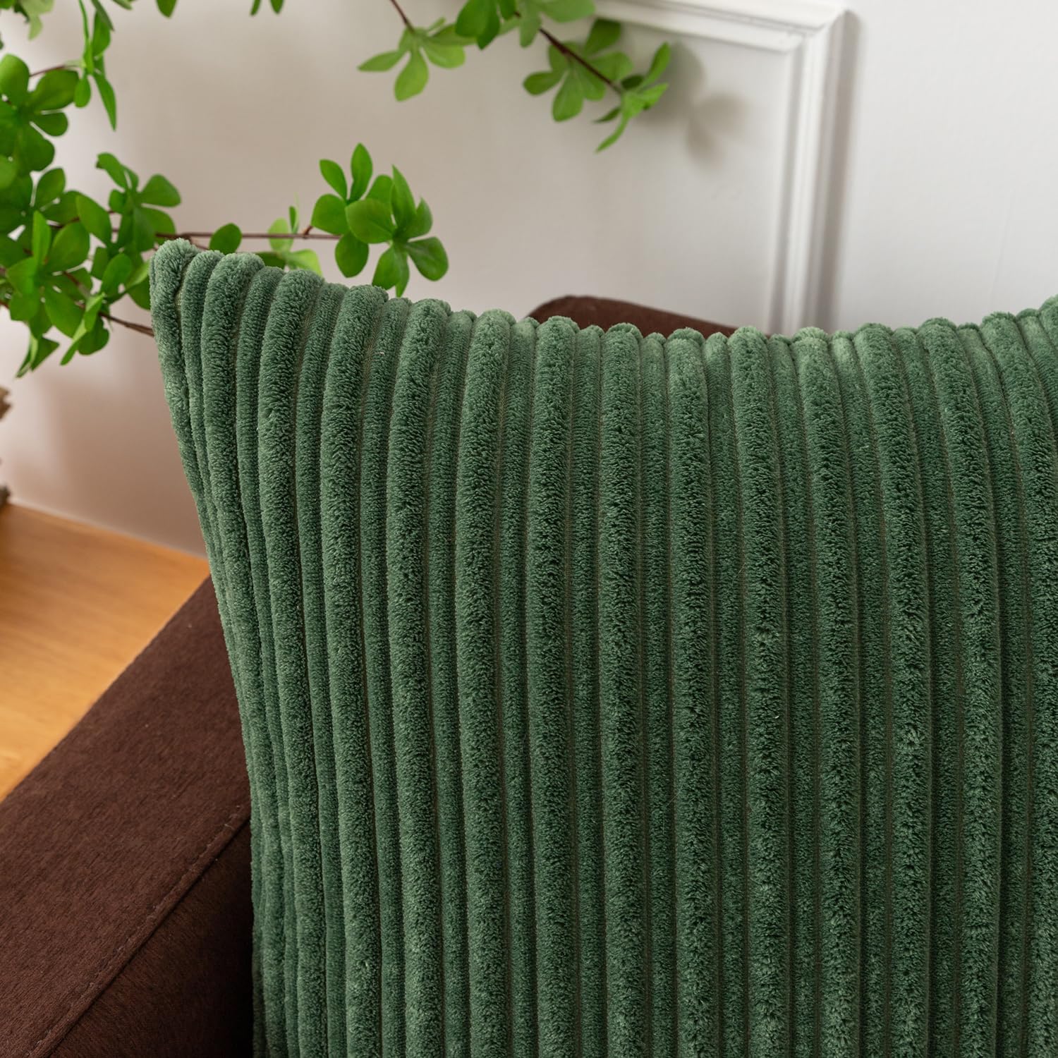 Kevin Textile 14x36 Inch Long Lumbar 1 Pack Plush Striped Corduroy Throw  Pillow Cover Velvet Accent Decorative Long Body Rectangle Cushion Case for  Living Room Couch Sofa Bed, Moss Green : Amazon.sg:
