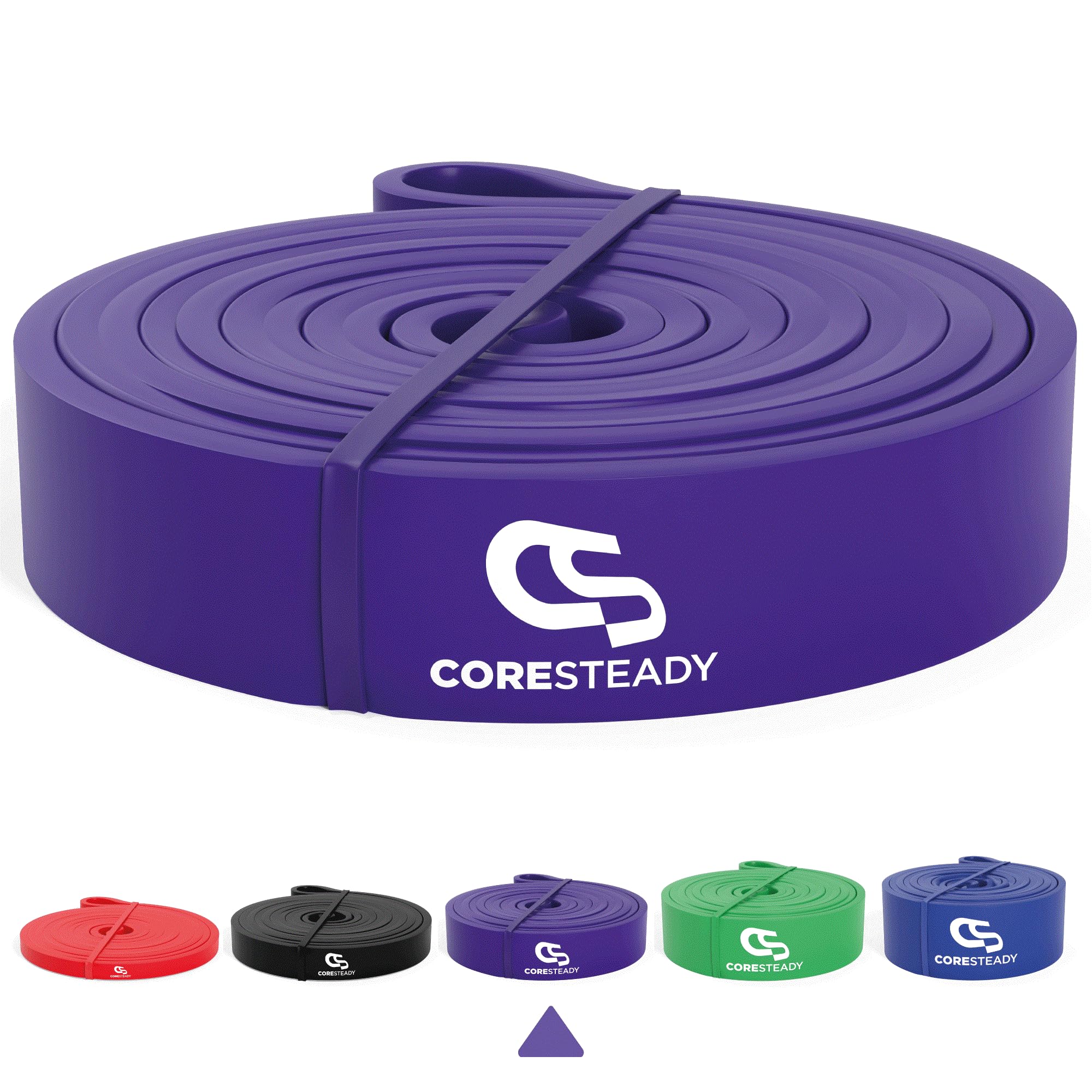 Coresteady Pull Up Bands & Resistance Bands - Rubber Heavy Duty Loop Band for Men & Women - Build Fit Power & Muscle - Training, Fitness Assist Pull Ups & Gym Exercise