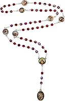 Vista 2 de Nuestra Señora de los Dolores Rosario devocional católico Rosario de los Siete Dolores Cuentas de oración Incluye instrucciones Perfecto