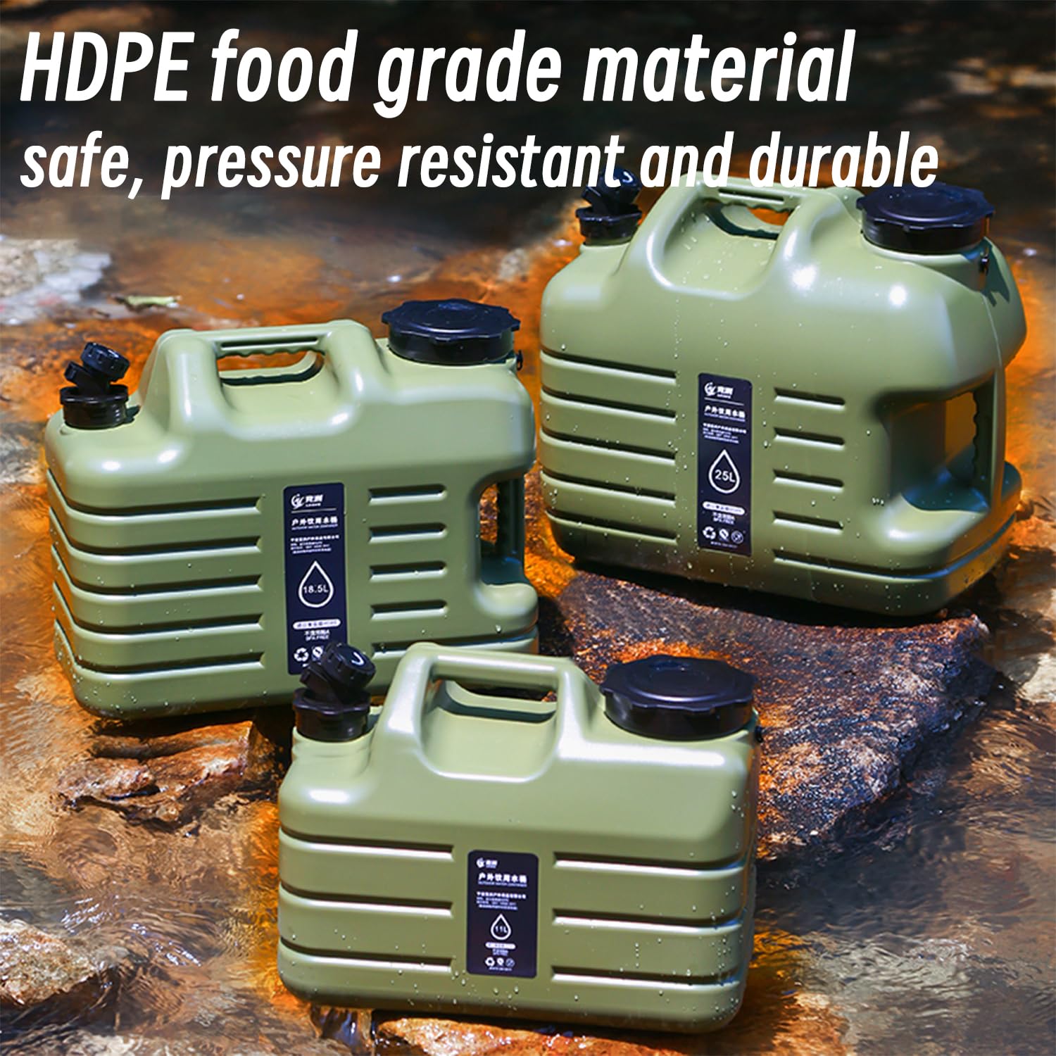 Wasserbehälter 8-20L Mit Hahn - Praktisch Für Camping & Garten