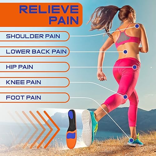 Miniatura 2 de Nuevo 2023 Plantillas ortopédicas de soporte resistente para fascitis plantar, plantillas ortopédicas para hombres y mujeres grandes y altos,