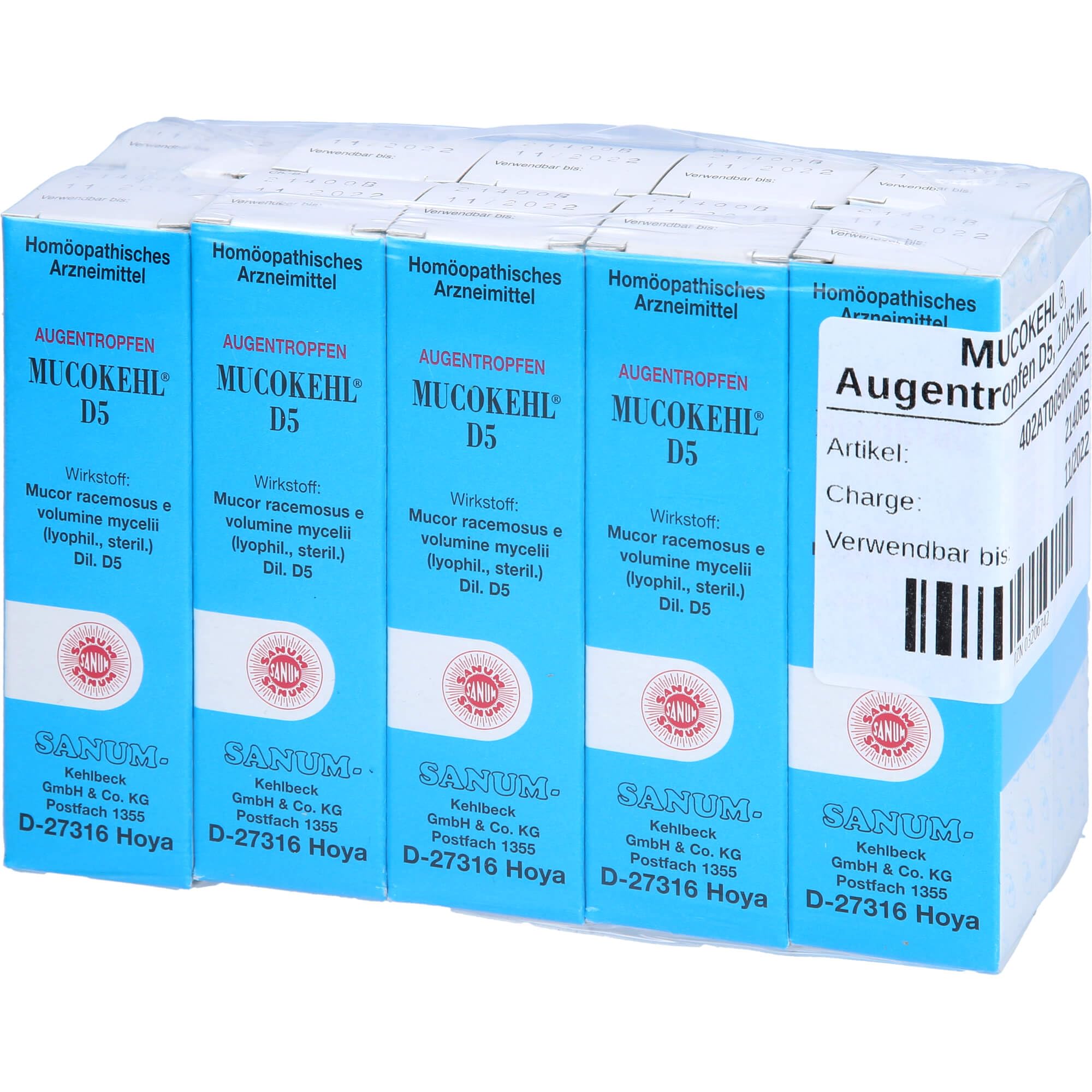 Augentropfen D5 10X5 ml