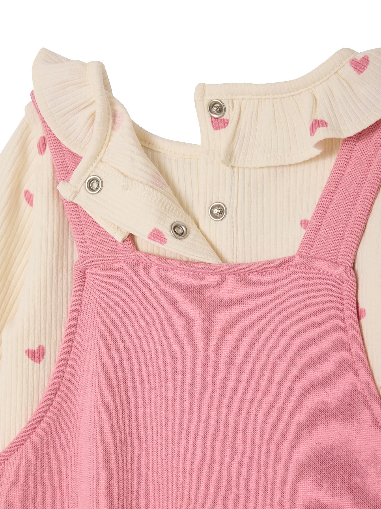 VERTBAUDET Ensemble salopette bébé fille