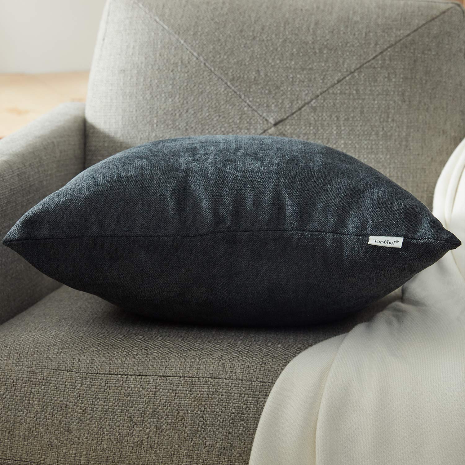 Amazon.co.jp: Topfinel クッションカバー リネンっぽい 60×60cm