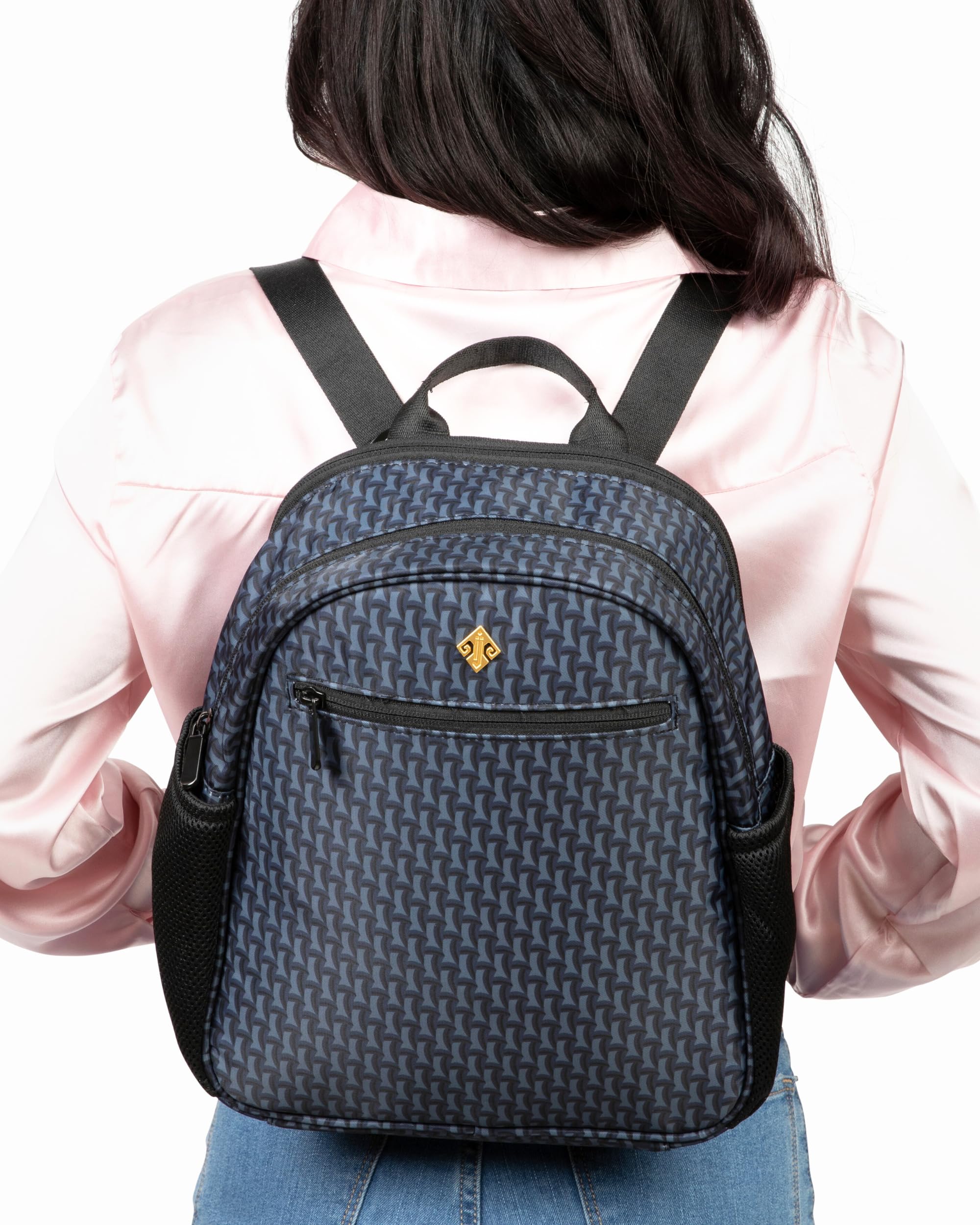 IDAHO JONES Small Diaper Bag, Mini Diaper Backpack - Spacious and Sleek - Stroller Straps and Changing Mat Included - Claremont