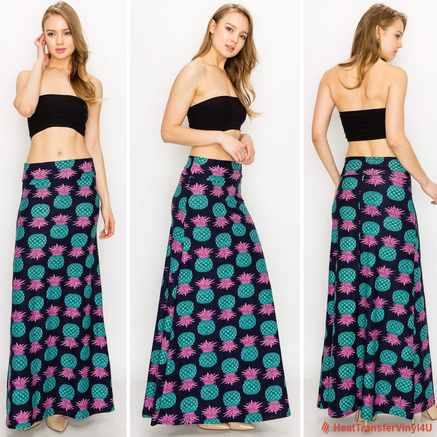 Eevee Women's Beautiful Fold Over Maxi Skirt (ONE Size) - Image 3