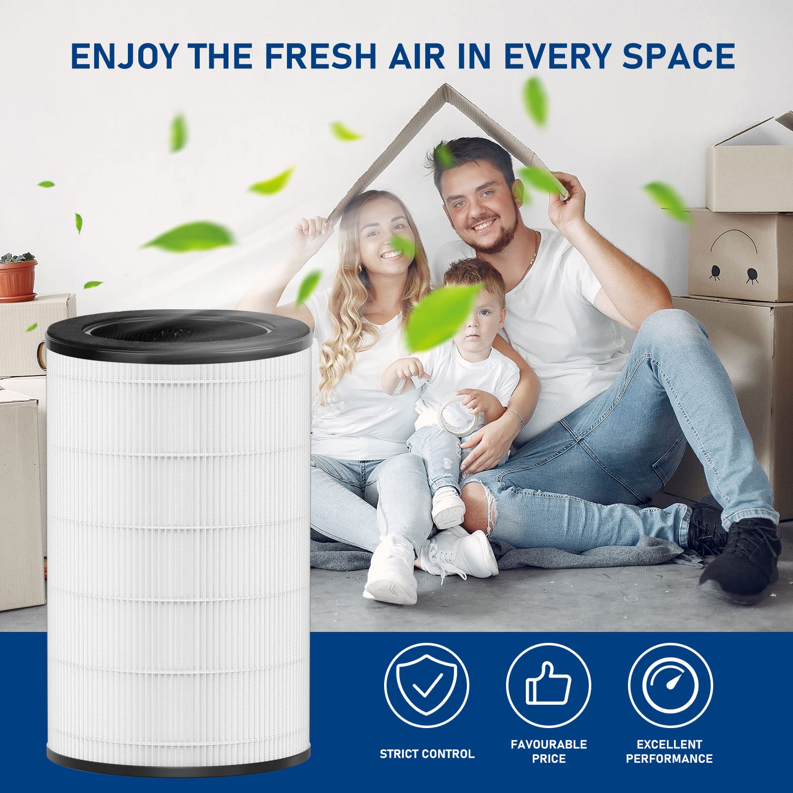 APT45 APT40FL True HEPA Replacement Filter Compatible with 1461901