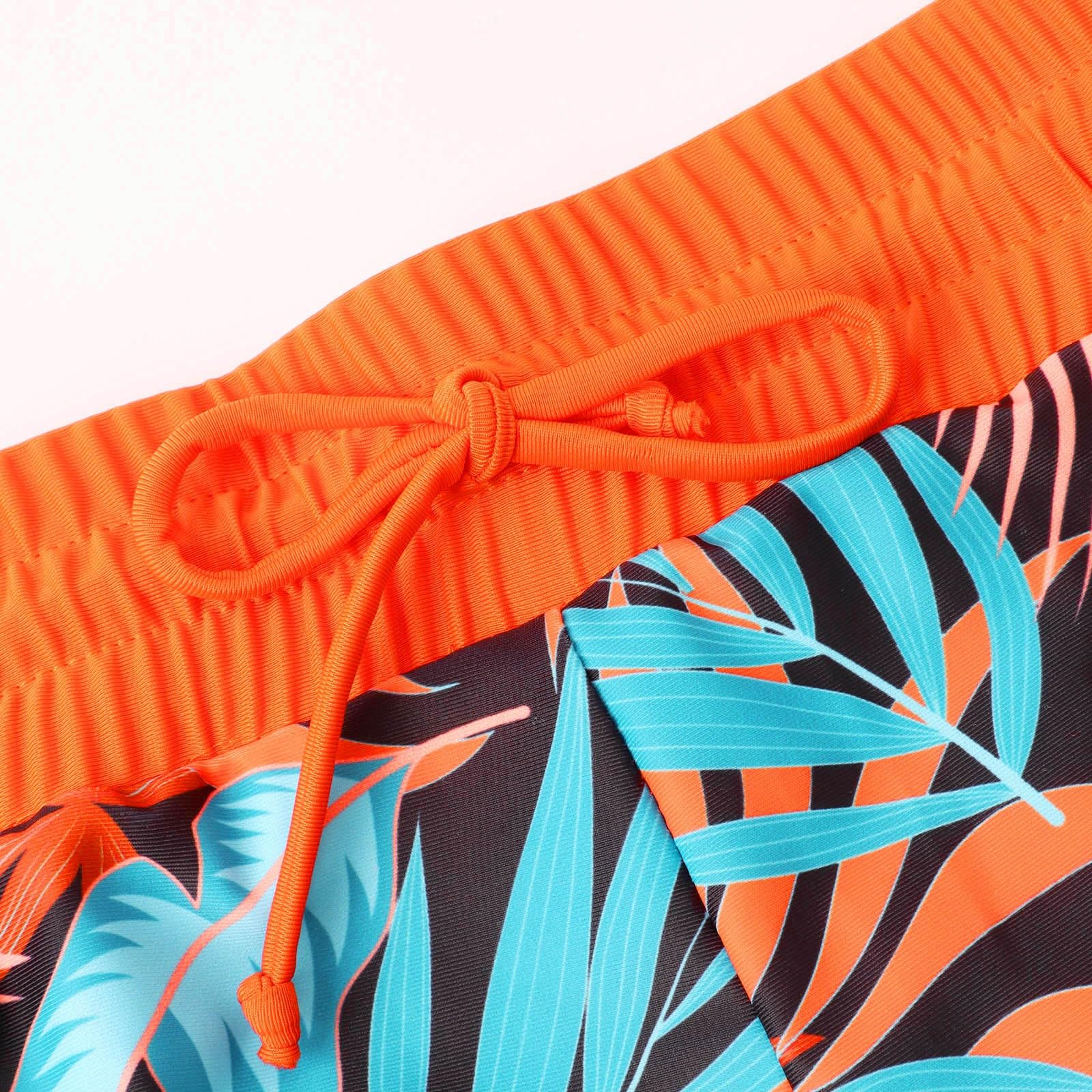 Tankini Damen Bauchweg Badeanzug Zweiteiliger mit Push Up Tankini Oberteil und Badeshorts High Waist Bademode Set Zweiteiler Sommer Drucken Badeanzüge für Damen Freizeit Sport Strand Schwimmanzug