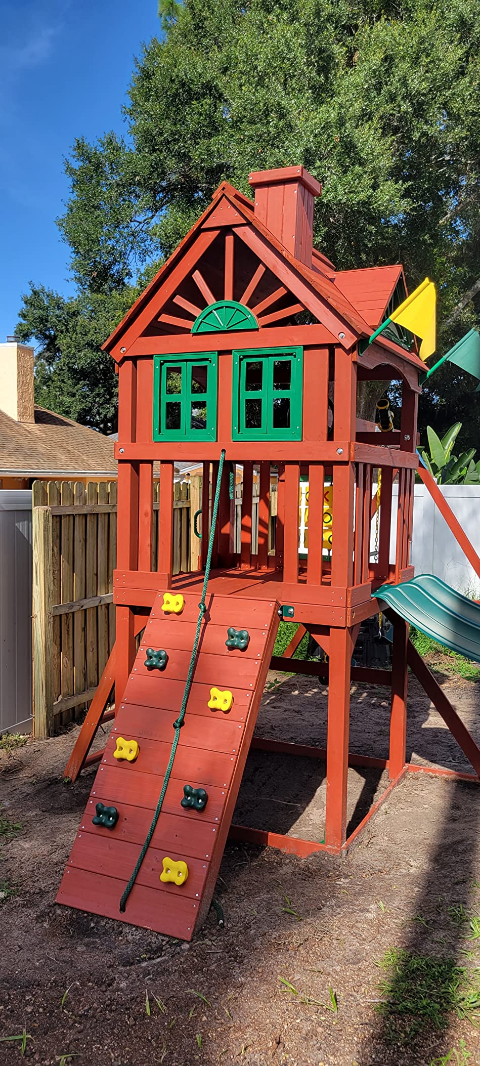 47/mo Finance Gorilla Playsets 010021 Nantucket II Wood Swing Set