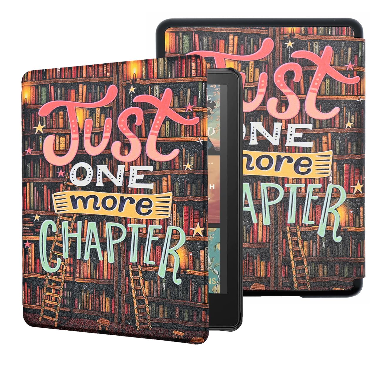 Custodia per Kindle Paperwhite 12a generazione 2024 (7") e Kindle Colorsoft Signature Edition, custodia protettiva leggera in pelle PU con funzione di spegnimento automatico e cinghia da polso, solo