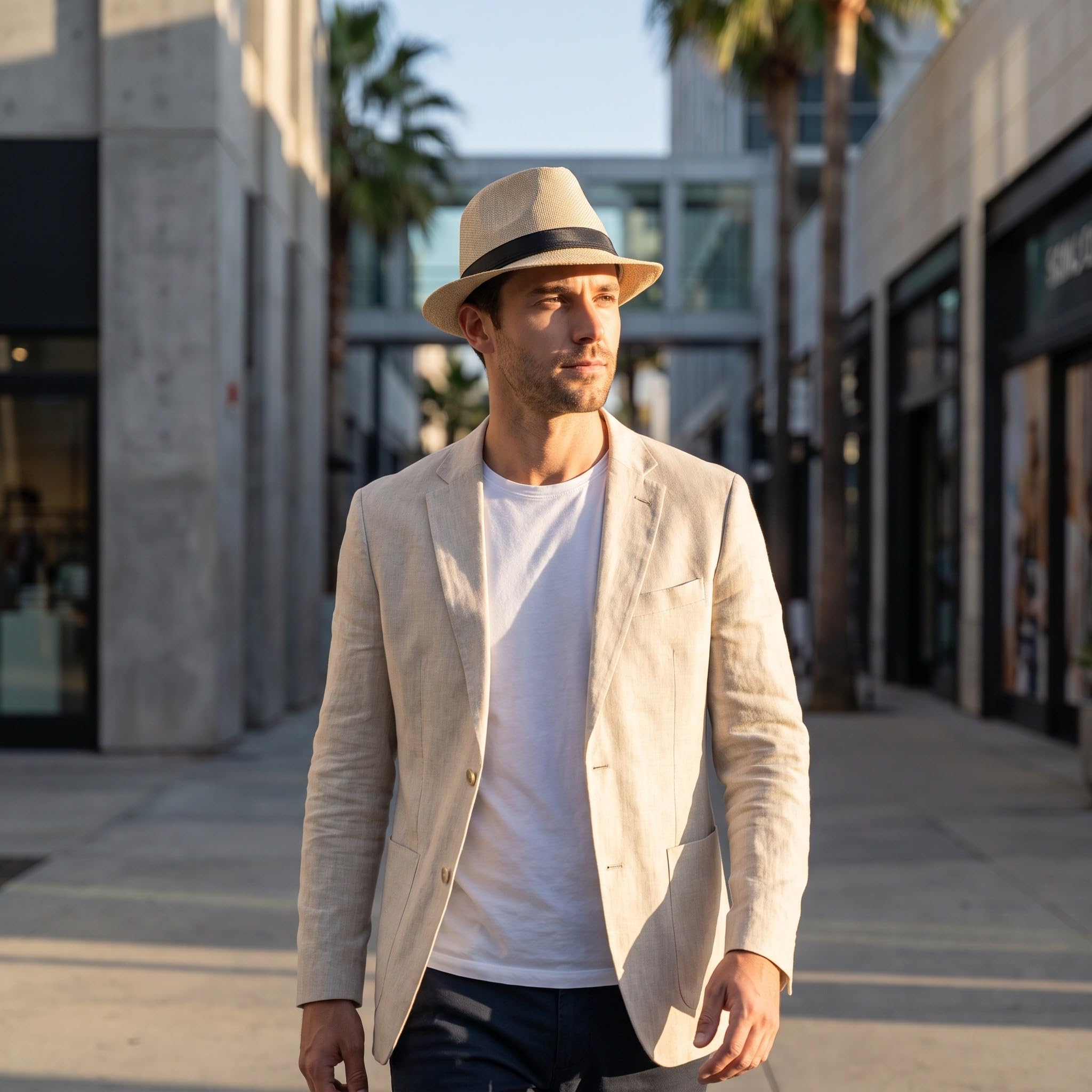 Lurrose 12 pezzi Cappello da sole Fedora Panama da spiaggia con corta arrotolabile in juta traspirante | Accessori per costume anni '20 da uomo per donna, viaggi estivi, giardinaggio, vacanze
