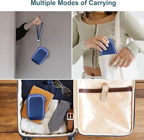 Miniatura 3 de Canboc Funda de transporte para impresora fotográfica HP Sprocket 2x3, impresora fotográfica móvil inalámbrica Kodak Step, impresora fotográfica