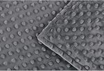 RelaxBlanket 60''x80'' Duvet Cover for Weighted Blanket | Premium Super Soft Minky Dot | Dark Grey