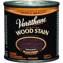 Varathane 241413-4PK Premium Wood Stain, Half Pint, Black Cherry, 4 Pack