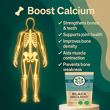 Black Maca Root 6000mg 90 Vegan Capsules Energy Support UK Made