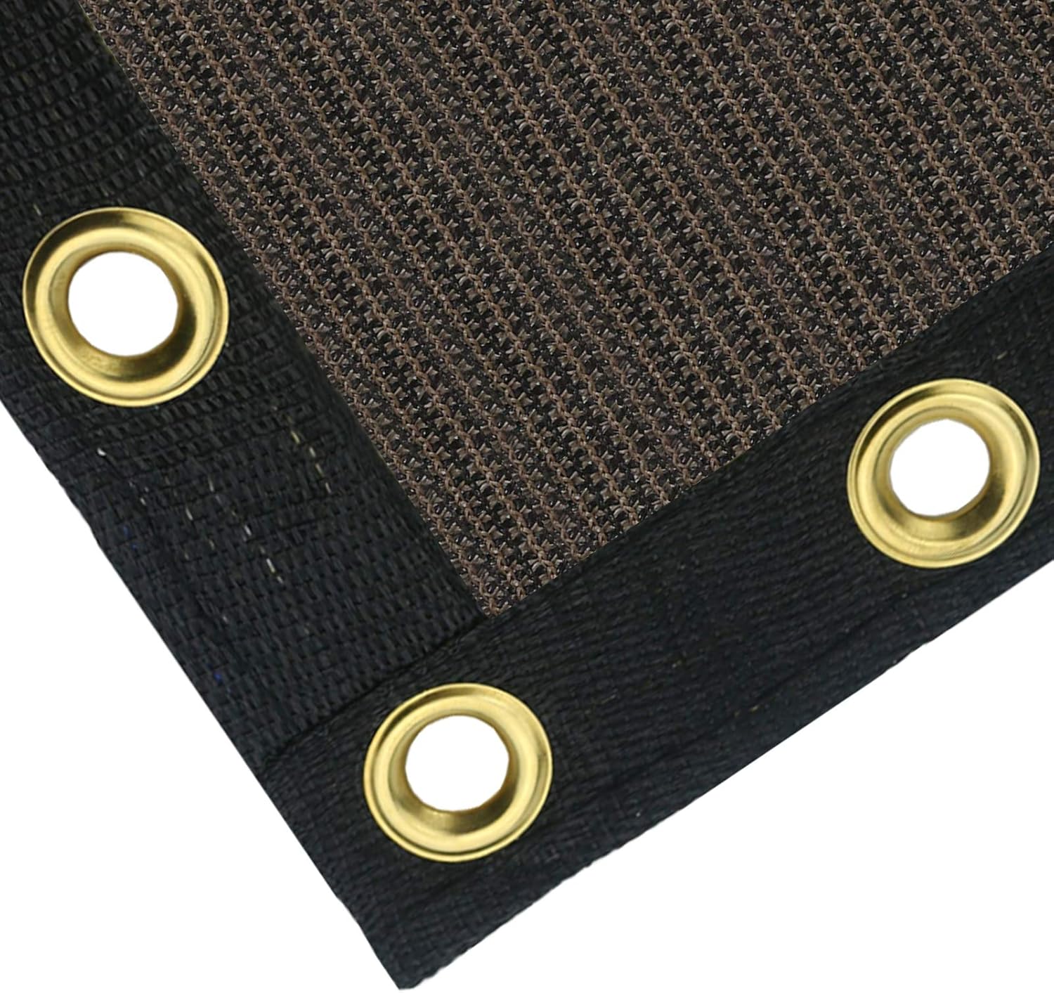 Sunnyglade 6 feet x 50 feet Privacy Screen Fence Heavy Duty Fencing Mesh Shade Net Cover for Wall Garden Yard Backyard (Brown, 6 ft X 50 ft)