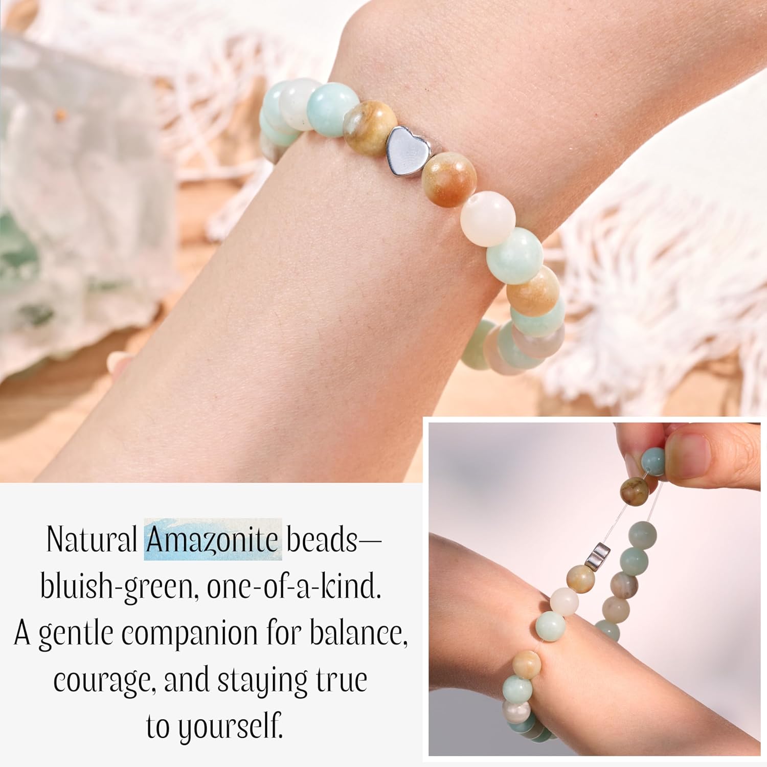 Bivei Inspirational Bracelet for Women, Valentine's Day Christmas Birthday Get Well Gifts for Mom Daughter Sister Grandma Friend - Image 4