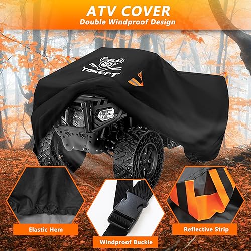 Miniatura 3 de Cubierta para cuatrimoto impermeable, resistente al agua, para 4 ruedas, cubierta para todas las estaciones, a prueba de clima, protección UV al