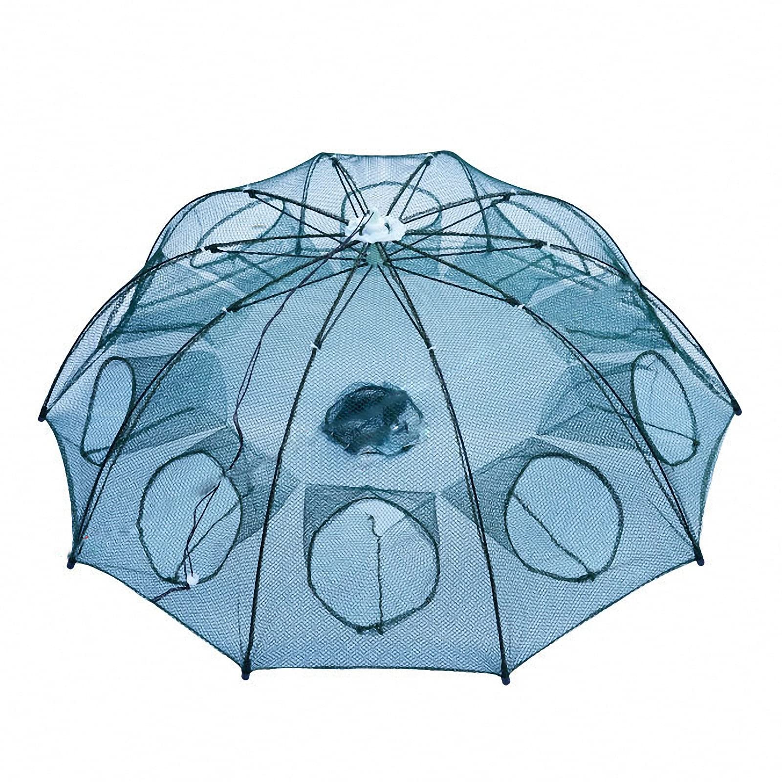 Wielofunkcyjny składany parasol pułapka na klatkę wędkarską, nylonowa siatka na karabińczyk, do łapania karp, leszcza, rozciągu, krewetki, sprzętu wędkarskiego dla raków