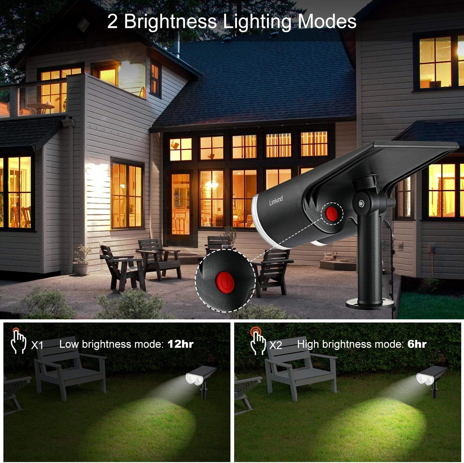 Suреr Chеар 🛒 Linkind StarRay 16 LEDs Solar Landscape Spotlights, Dusk-to-Dawn IP67 Waterproof Solar Powered Spot Lights, 6500K Daylight White, Outdoor Wall Lights for Garden Yard Driveway Porch Walkway, 6 Pack Bеѕt Cуbеr Dеаlѕ 🔥 Linkind StarRay 16 LEDs Solar Landscape Spotlights, Dusk-to-Dawn IP67 Waterproof Solar Powered Spot Lights, 6500K Daylight White, Outdoor Wall Lights for Garden Yard Driveway Porch Walkway, 6 Pack