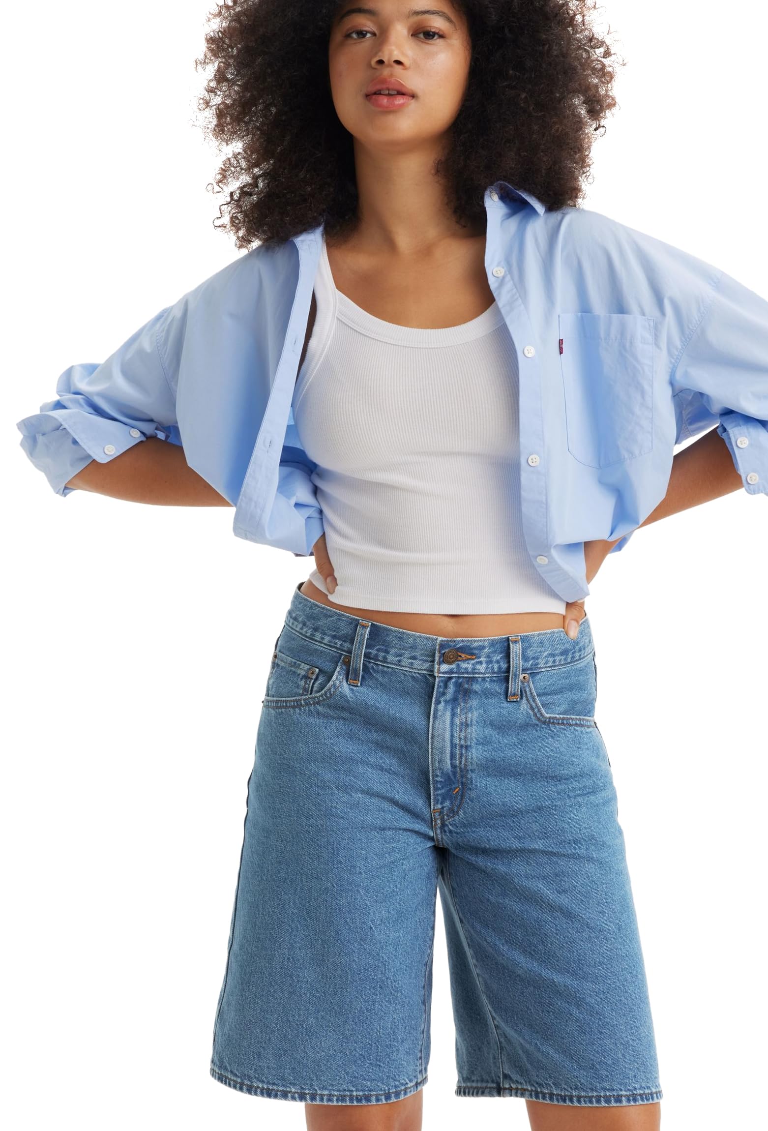 Levi's Damen Shorts Baggy Dad Jorts