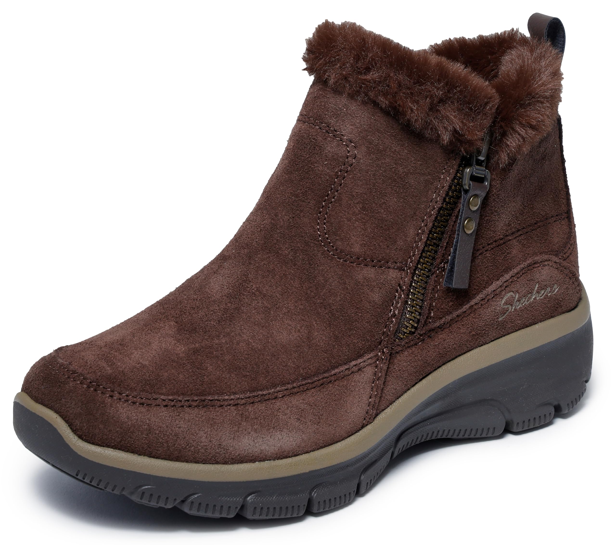Skechers Damen Easy Going Cool Zip!Stiefelette