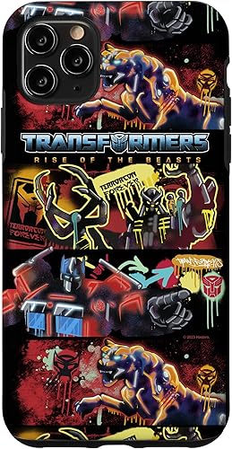 Vista 31 de Funda para iPhone 12/12 Pro Transformers: Rise of the Beasts Epic Graffiti Battle Panels