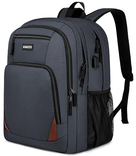 kamater 8-Compartment School Backpack (Black)