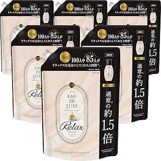 Lenor eau de luxe 高级柔软剂 正念系列 轻松 Innocent 替换装 600mlx6袋
