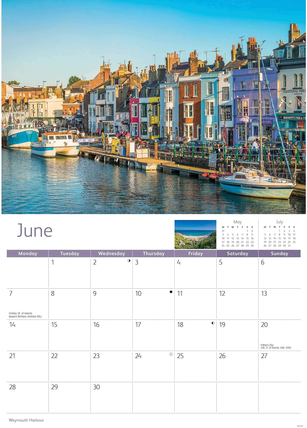 Weymouth & Portland A4 Calendar 2021 : Amazon.co.uk: Stationery & Office Supplies