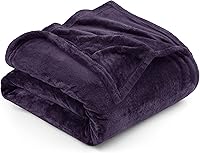 Vista 122 de Utopia Bedding - Manta de vellón de lujo, mullida, antiestática; manta de suave microfibra de 8.8 oz/yd² (300 g/m²) para sofá y cama; tamaño Negro