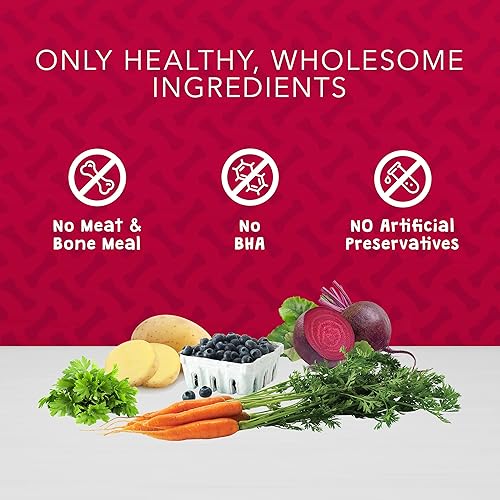 Miniatura 4 de Blue Buffalo Bones - Golosinas naturales crujientes para perros, galletas grandes para perros, carne de res (bolsa de 16 onzas, 4 unidades)