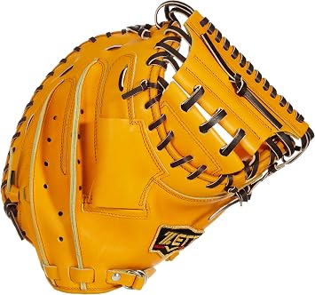 ZETT BPROCM520 Hard Baseball Catcher Mitt, Prostatus, for Catchers, Oak Brown x Brown 3637, for Right Throw