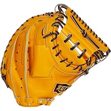 ZETT BPROCM520 Hard Baseball Catcher Mitt, Prostatus, for Catchers, Oak Brown x Brown 3637, for Right Throw