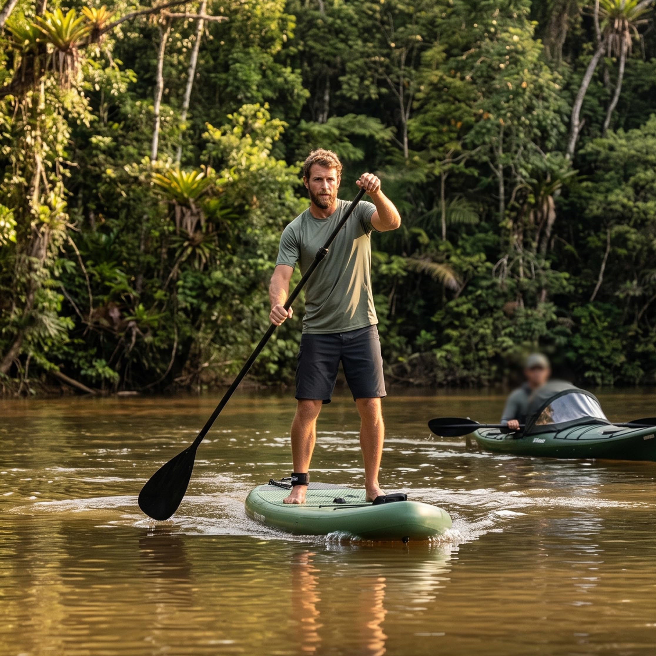 Pagaie double face, rame de kayak réglable simple/double mode, noire