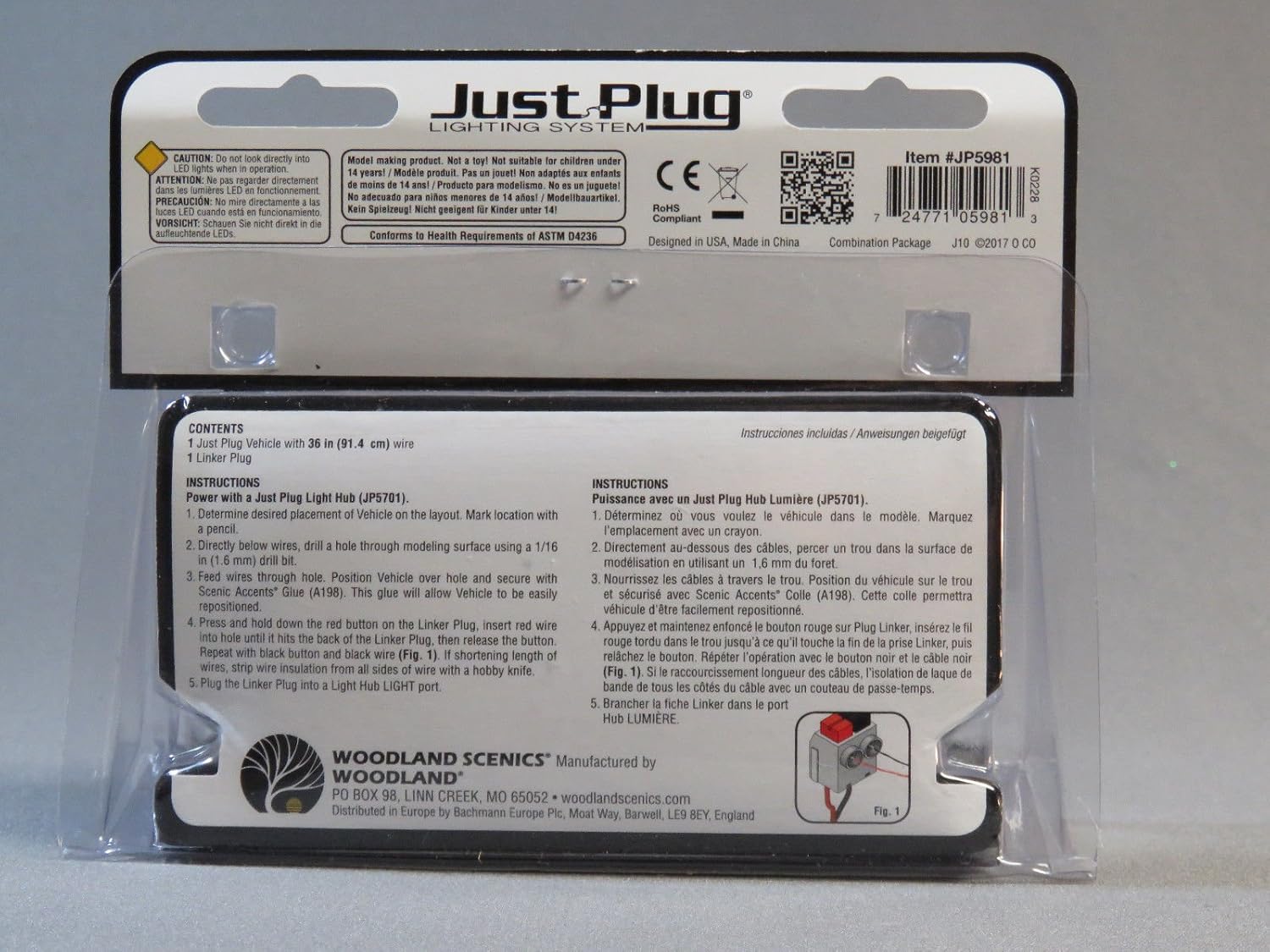 Woodland Scenics O Scale Just Plug Vehicle, Downtown Drive