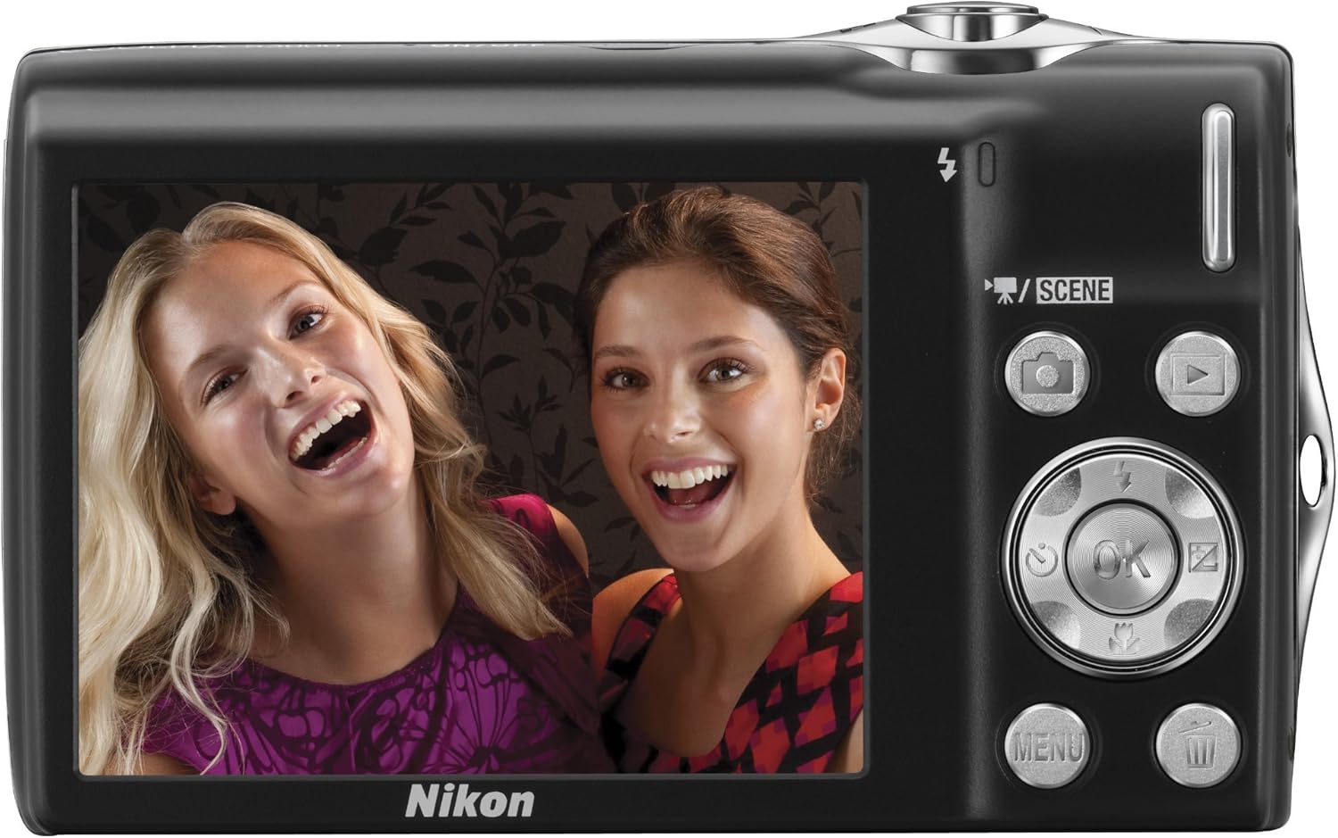 Nikon Coolpix S3000 12.0MP Digital Camera with 4x Optical Vibration Reduction (VR) Zoom and 2.7-Inch LCD (Black)