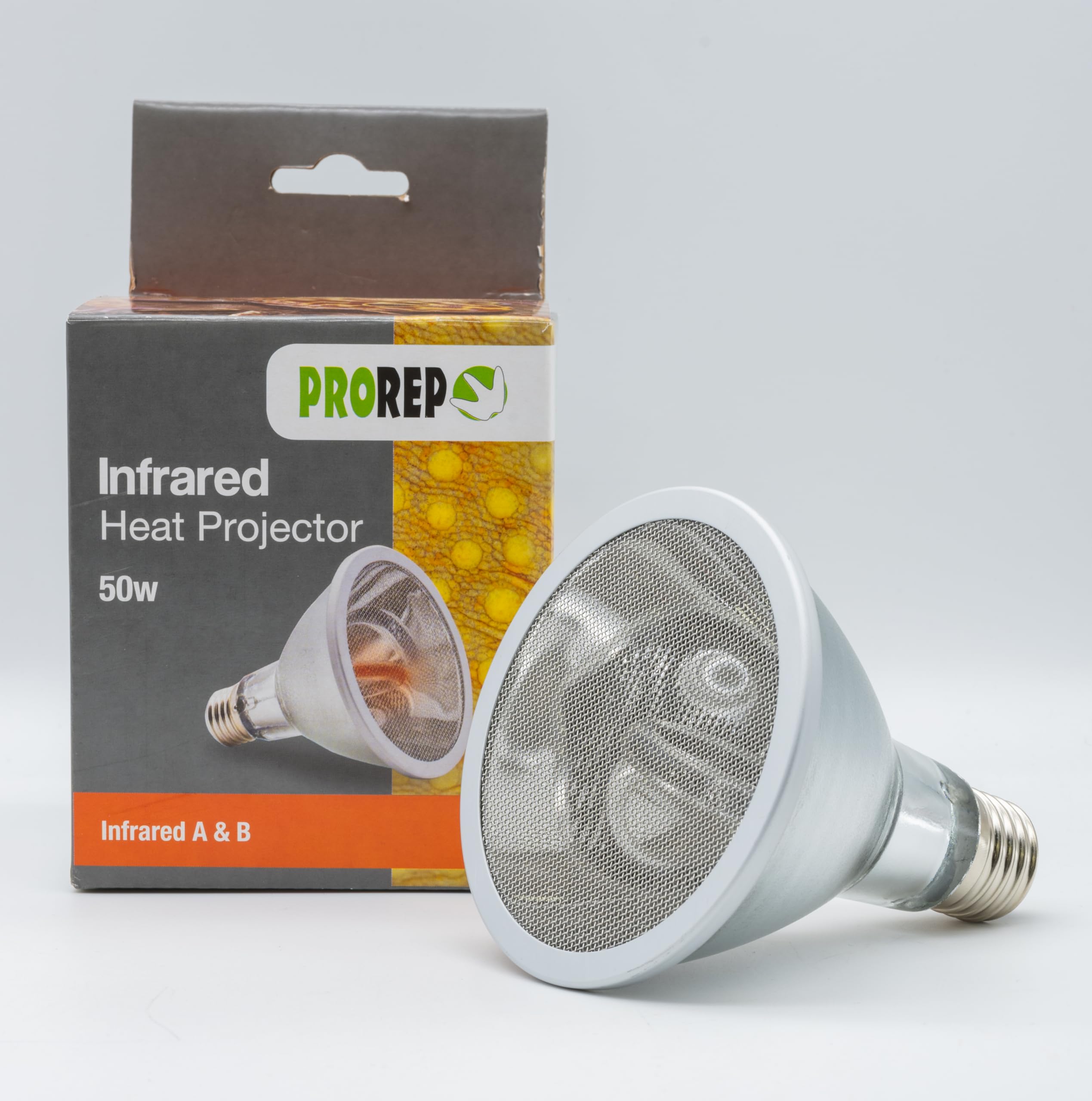 ProRep Infrared Heat Projector 50w | Screw Fitting | Heating | Spotlight | 50 Watts| Reptiles