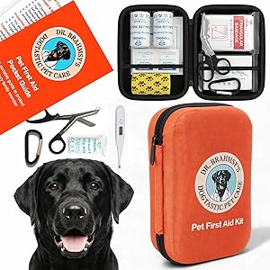 Pet First Aid Kit for Dogs & Cats (45-Piece)