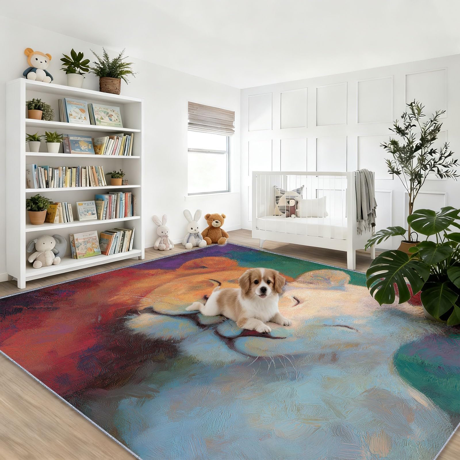 Natur Teppich Bunt 120 x 170 cm