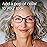 Gaoye 2.25 Reading Glasses for Women, 6 pack Fashion Readers for Women Spring Hinge Eye Glasses, Blue Light Reading Glasses