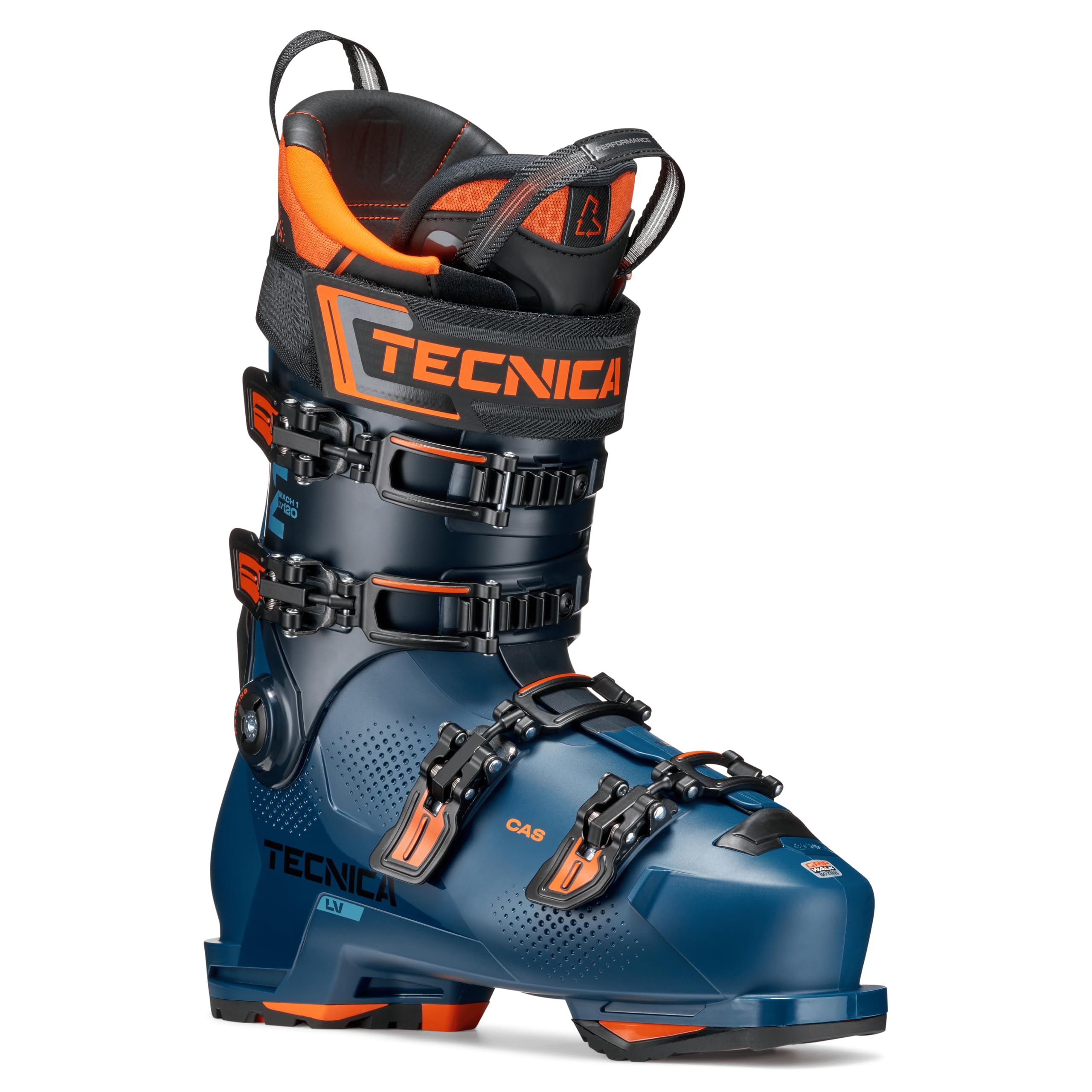 Tecnica Mach Sport MV 100 All Mountain/Sport Performance Men's Downhill Ski Boot (Race Grey, 19.5)