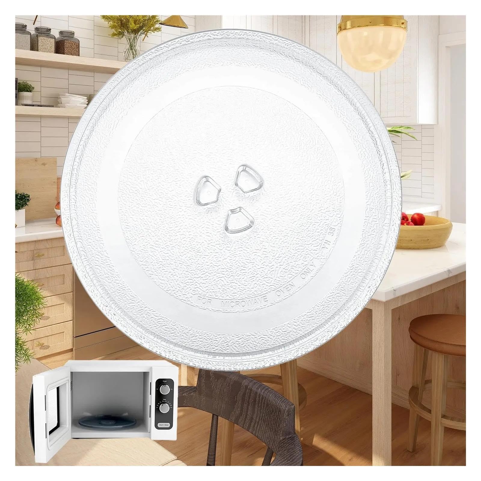 Plateau Tournant En Verre For Micro-ondes 24,5 Cm