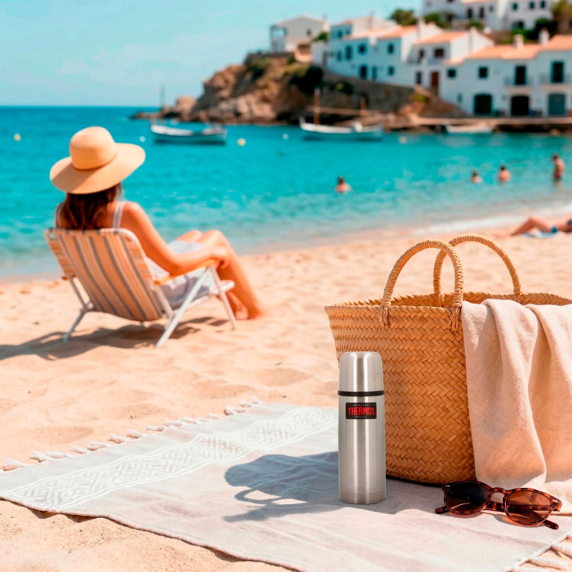 Thermos Leggero e Compatto in Acciaio Inox Opaco cm